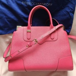 Rebecca Minkoff red leather bag